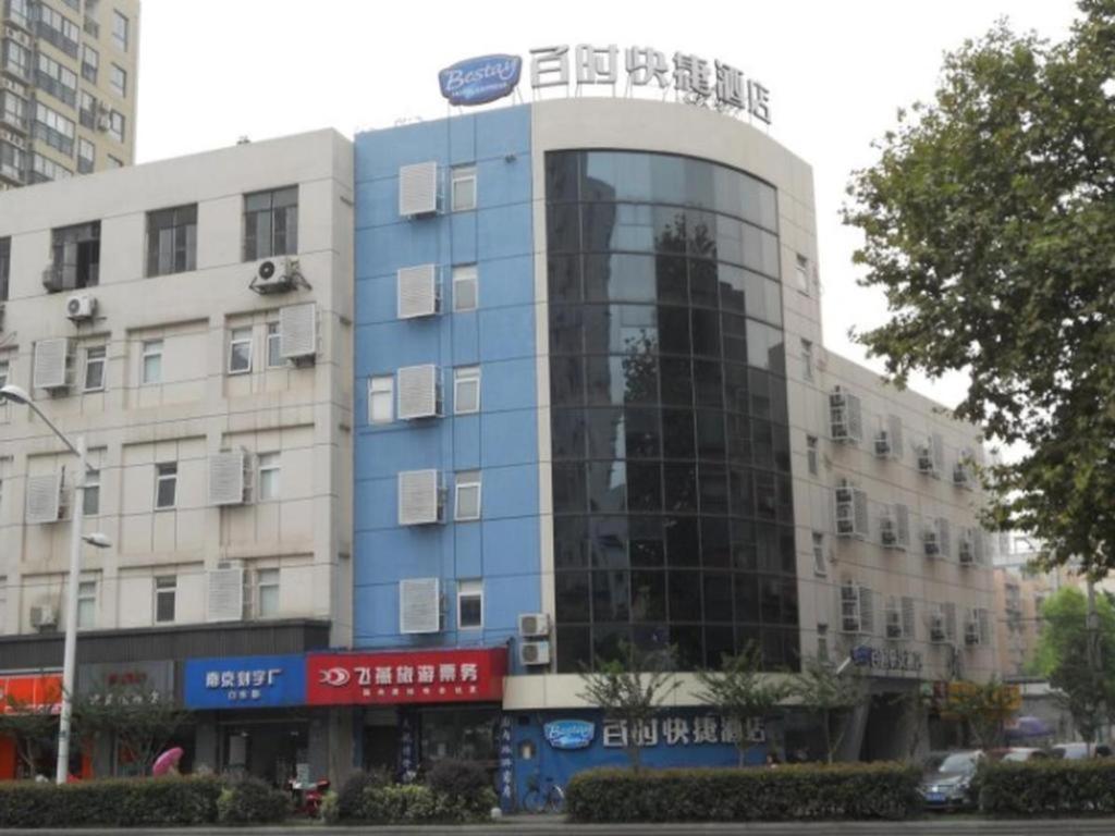 Bestay Hotel Express Nanjing Xinjiekou Exteriör bild