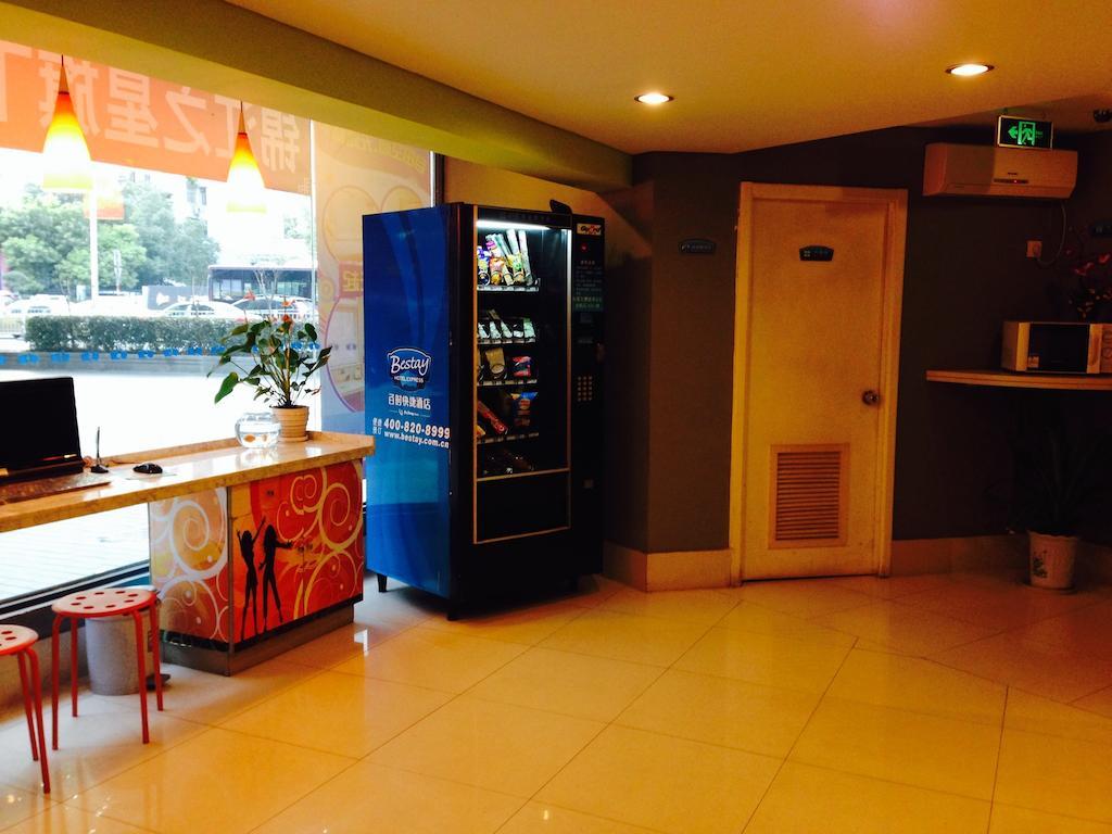 Bestay Hotel Express Nanjing Xinjiekou Exteriör bild